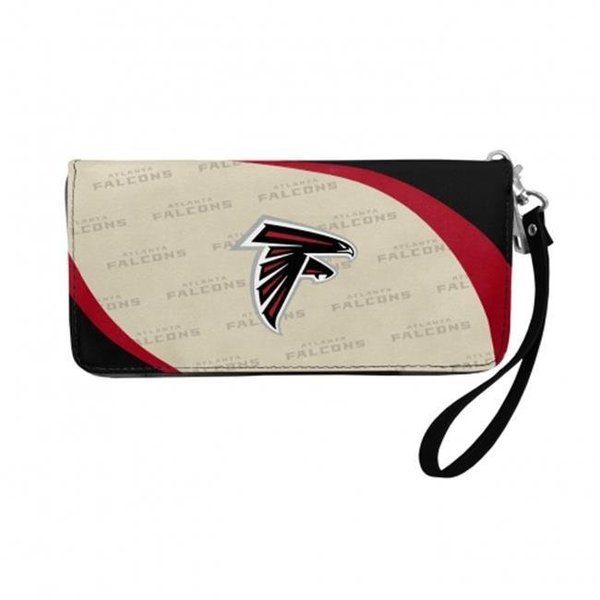 Little Earth Little Earth 300902-FALC NFL Curve Zip Organizer Wallet; Atlanta Falcons 300902-FALC